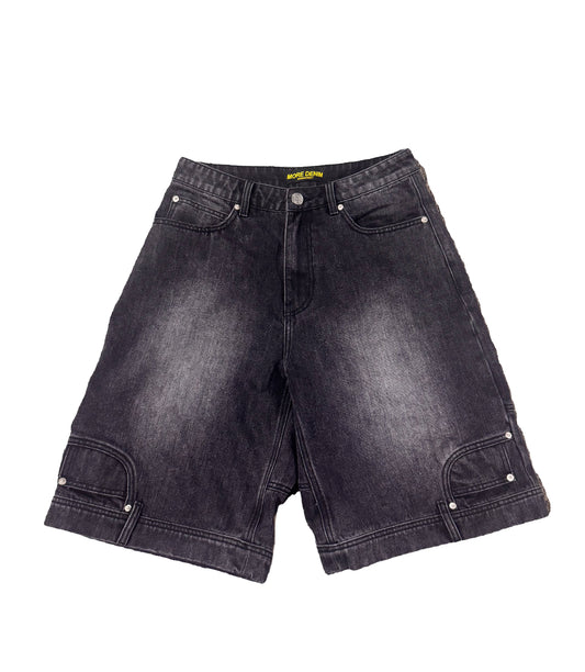 UPSIDE DOWN JORTS ‘BLACK